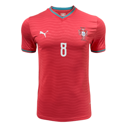 Men's Portugal B.FERNANDES #8 Home Shirt 2026 World Cup - Slim Fit