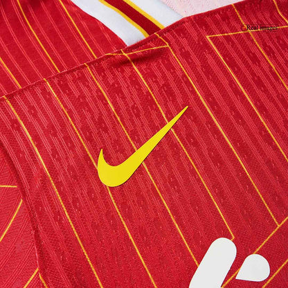 Authentic  DIOGO J. #20 Liverpool Home Soccer Jersey 2024/25 Red - UCL