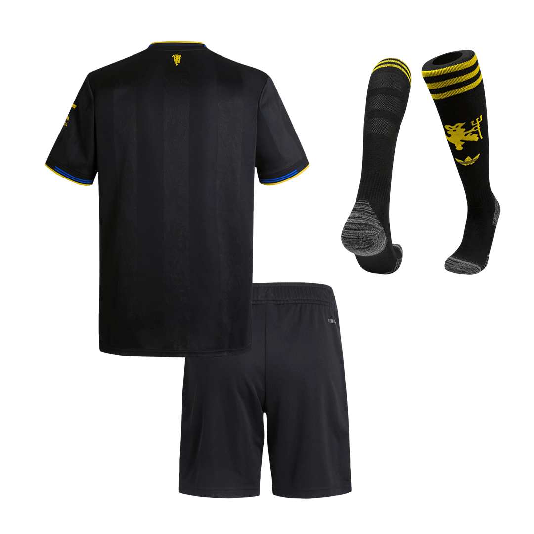 Kid's Manchester United Third Away Soccer Jersey Kit(Jersey+Shorts+Socks) 2025/26