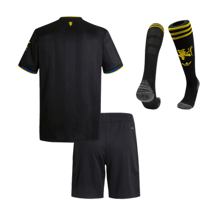 Kid's Manchester United Third Away Soccer Jersey Kit(Jersey+Shorts+Socks) 2025/26