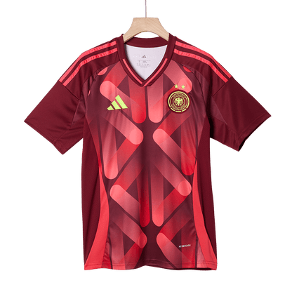 Men's Germany Away Soccer Jersey 2025 Red - Women's Euro