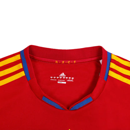 Retro A. INIESTA #6 2010 Spain Home Soccer Jersey