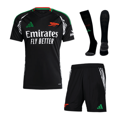 Arsenal Away Football Shirt Kit(Shirt+Shorts+Socks) 2024/25