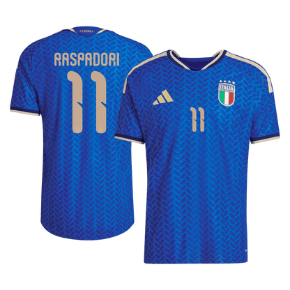 Men's Italy RASPADORI #11 Home Shirt World Cup 2026 - Slim Fit