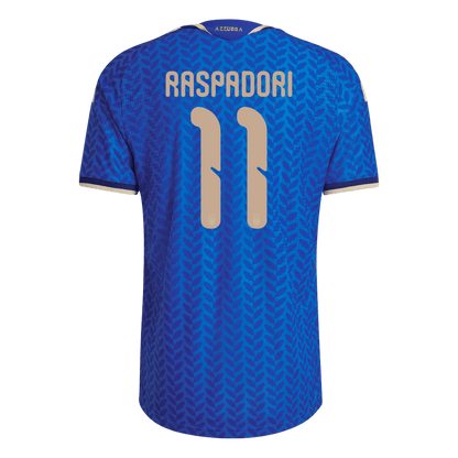 Men's Italy RASPADORI #11 Home Shirt World Cup 2026 - Slim Fit