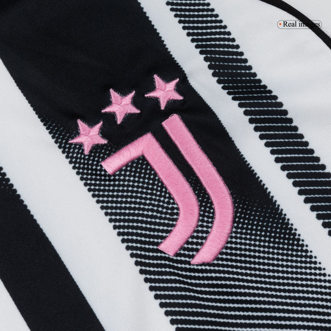Juventus Home Long Sleeve Soccer Jersey 2025/26
