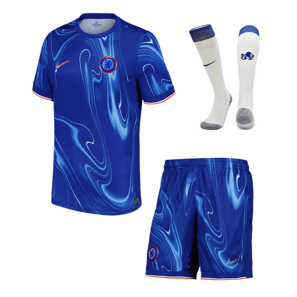 Men's Chelsea Home Football Shirt Kit (Shirt+Shorts+Socks)