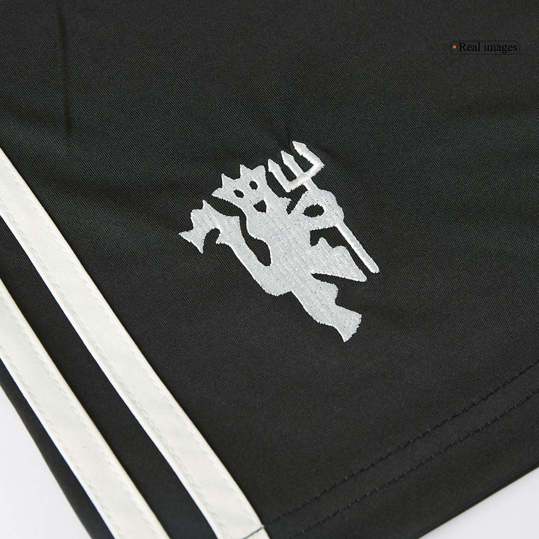Men's Manchester United Third Away Football Shirt Kit (Shirt+Shorts)