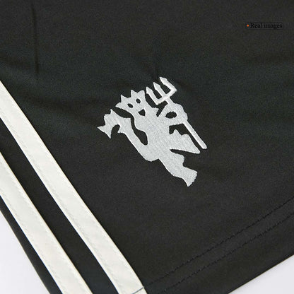 Men's Manchester United Third Away Football Shirt Kit (Shirt+Shorts)