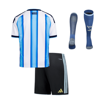 Kid's Argentina Home Soccer Jersey Kit(Jersey+Shorts+Socks) 2025/26