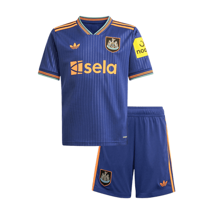 Kid's Newcastle United Third Away Soccer Jersey Kit(Jersey+Shorts) 2025/26