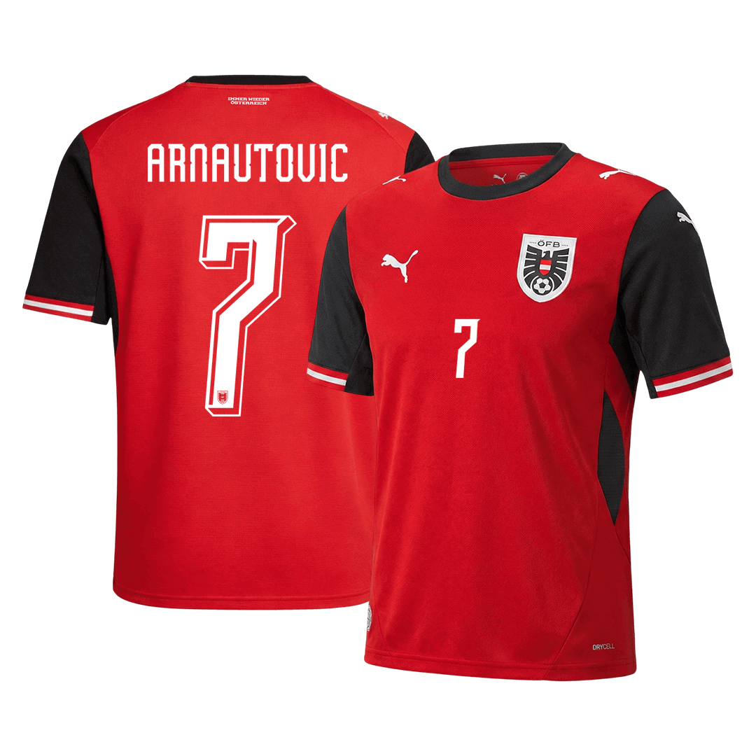 Men's Austria ARNAUTOVIC Home Jersey #7 World Cup 2026