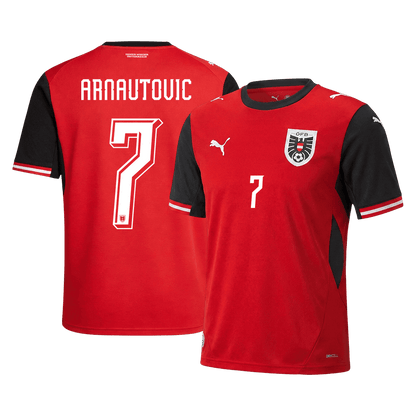 Men's Austria ARNAUTOVIC Home Jersey #7 World Cup 2026