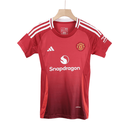 Women's Manchester United Home Soccer Jersey Shirt 2024/25