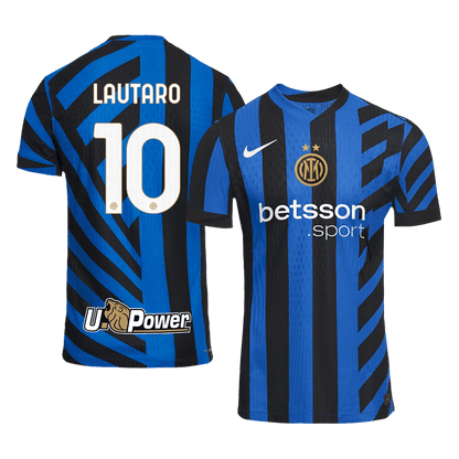 Authentic LAUTARO #10 Inter Milan Home Soccer Jersey 2024/25