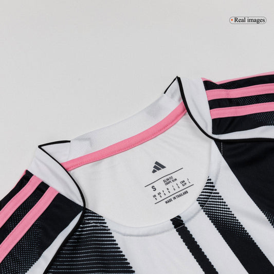 Juventus Home Long Sleeve Soccer Jersey 2025/26