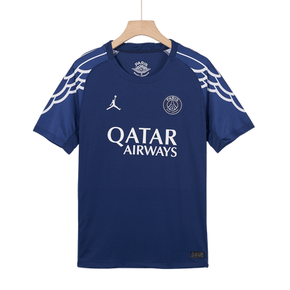 KVARATSKHELIA #7 PSG Fourth Away Soccer Jersey 2024/25 Navy - UCL