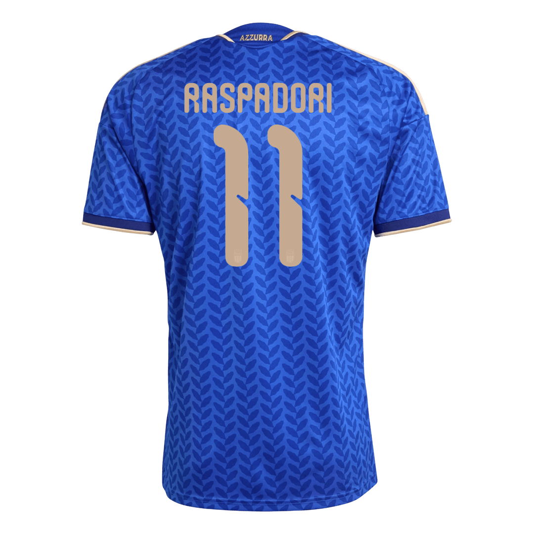 Men's Italy RASPADORI Home Jersey #11 World Cup 2026