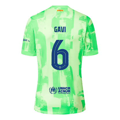 GAVI #6 Barcelona Third Away Soccer Jersey - UCL£¨Spotify Logo Without Text£©