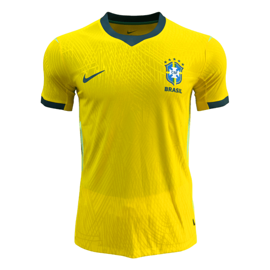 Men's Brazil Home Shirt 2026 World Cup Version - Slim Fit