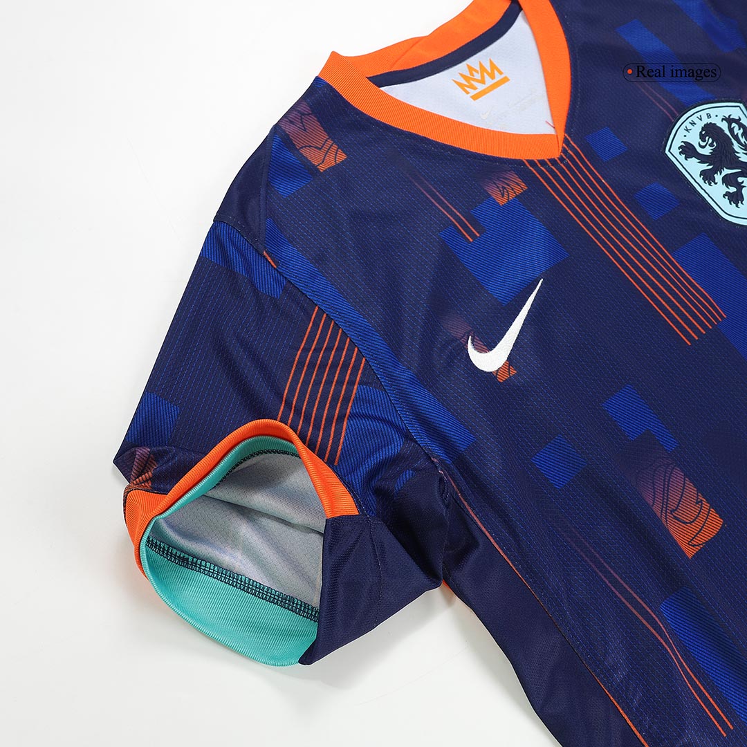 MALEN #18 Netherlands Away Soccer Jersey Euro 2024