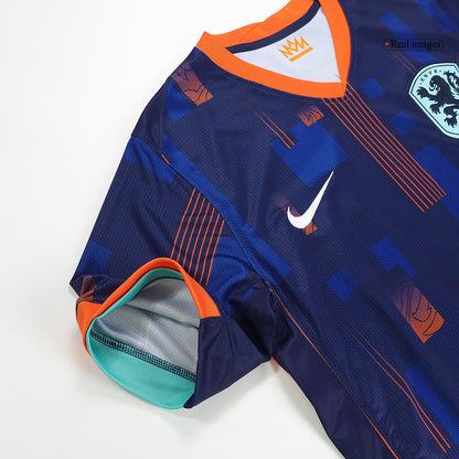 MALEN #18 Netherlands Away Soccer Jersey Euro 2024
