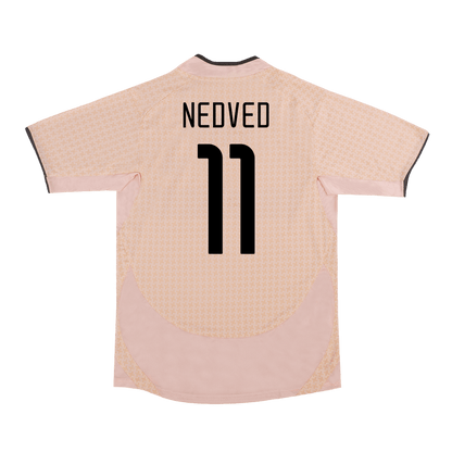 Retro NEDVED #11 2003/04 Juventus Away Soccer Jersey