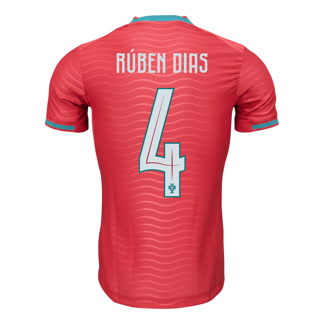 Men's Portugal RÚBEN DIAS #4 Home Shirt 2026 World Cup Version - Slim Fit