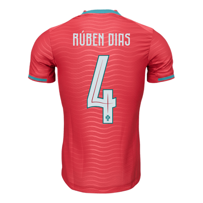 Men's Portugal RÚBEN DIAS #4 Home Shirt 2026 World Cup Version - Slim Fit