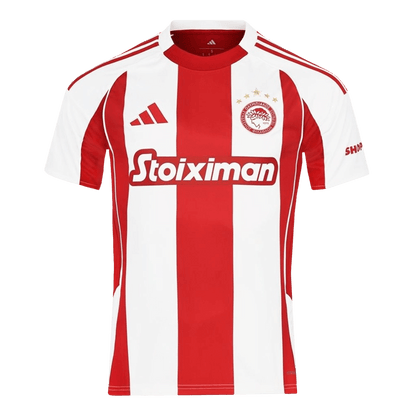 Olympiacos Home Soccer Jersey 2025/26 Red&White