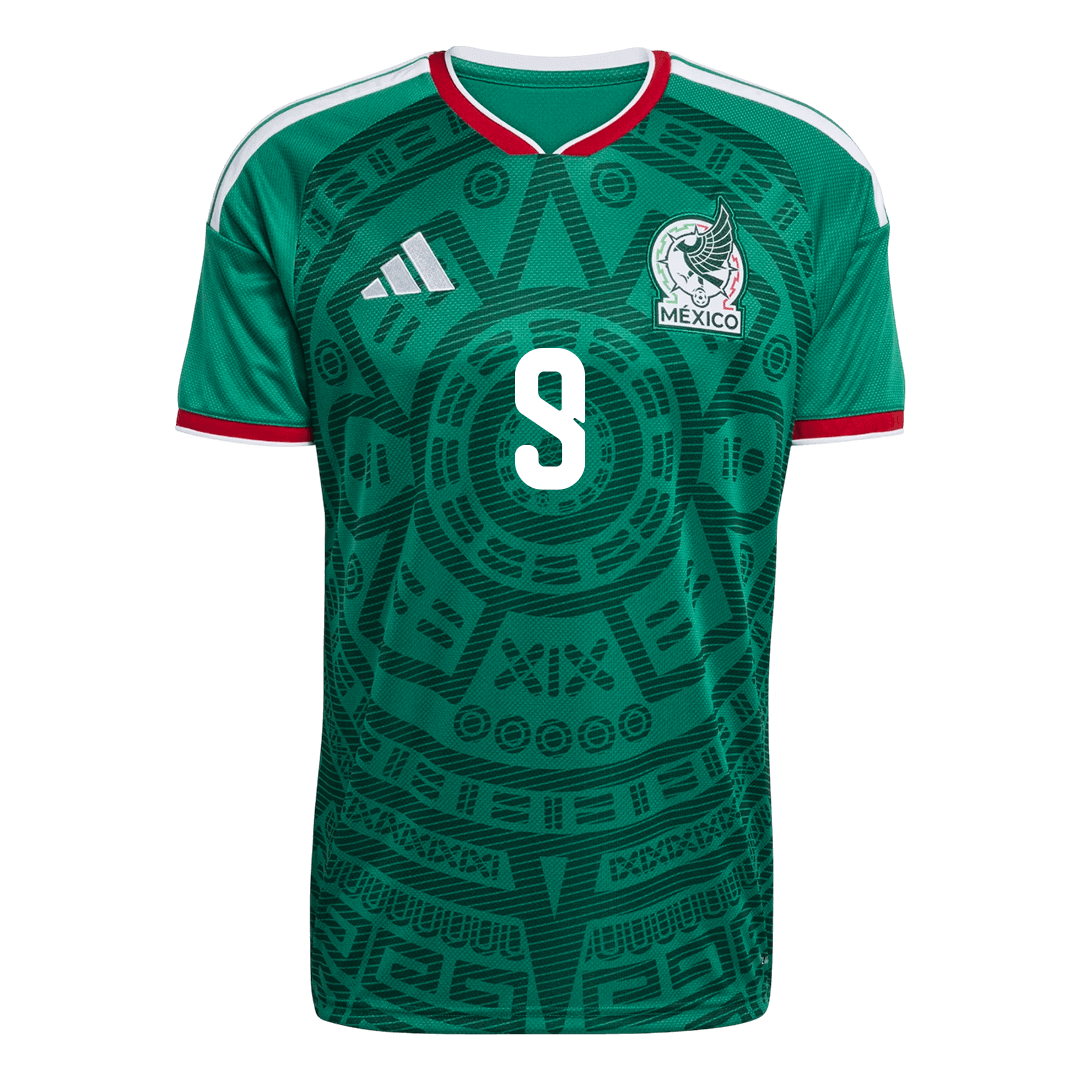 Mexico Raúl #9 World Cup 2026 Men's Home Jersey