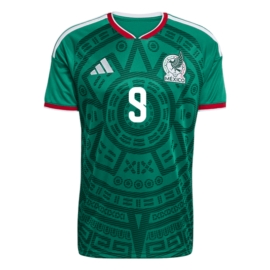 Mexico Raúl #9 World Cup 2026 Men's Home Jersey