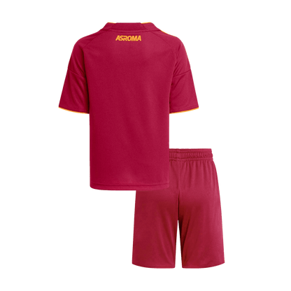 Kid's Roma Home Soccer Jersey Kit(Jersey+Shorts) 2025/26