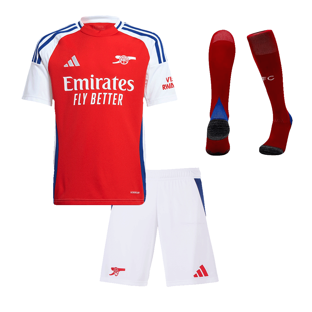 Kid's Arsenal Home Soccer Jersey Kit(Jersey+Shorts+Socks)