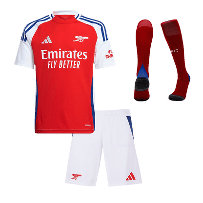 Kid's Arsenal Home Soccer Jersey Kit(Jersey+Shorts+Socks)
