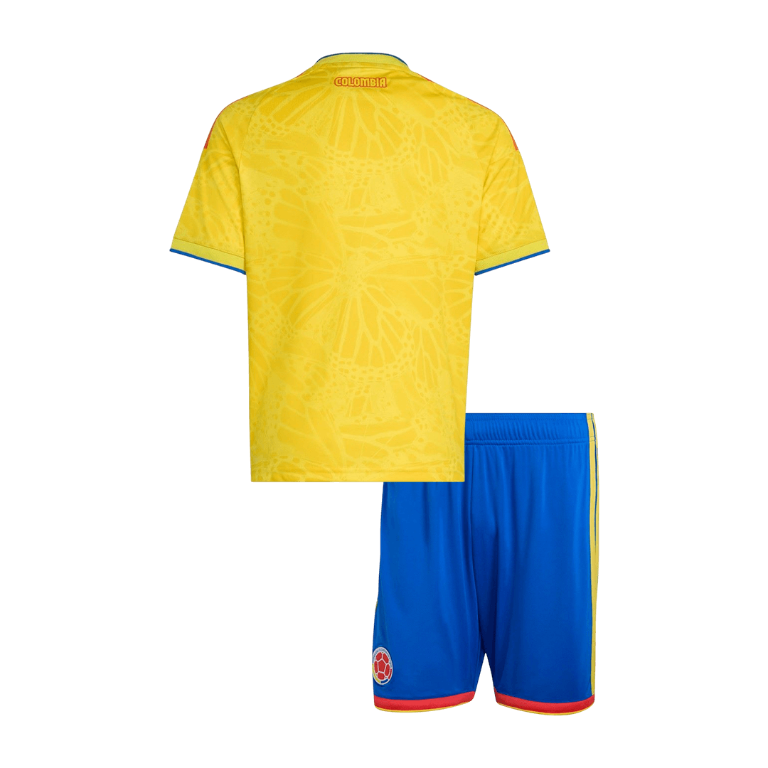 Colombia Home Kids Kit (Shirt + Shorts) World Cup 2026