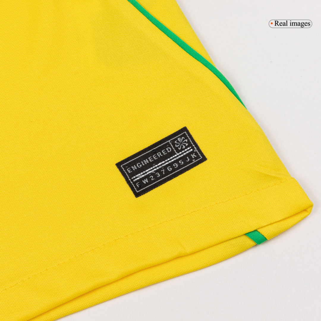 MARQUINHOS #4 Brazil Home Football Shirt World Cup 2026 Yellow