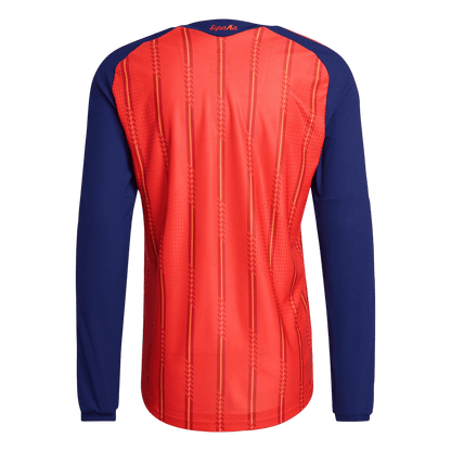 Authentic Spain Home Long Sleeve Soccer Jersey 2026