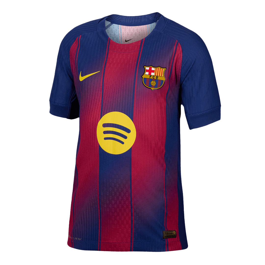 Authentic LAMINE YAMAL #10 Barcelona Home Soccer Jersey 2025/26 Red&Blue - UCL