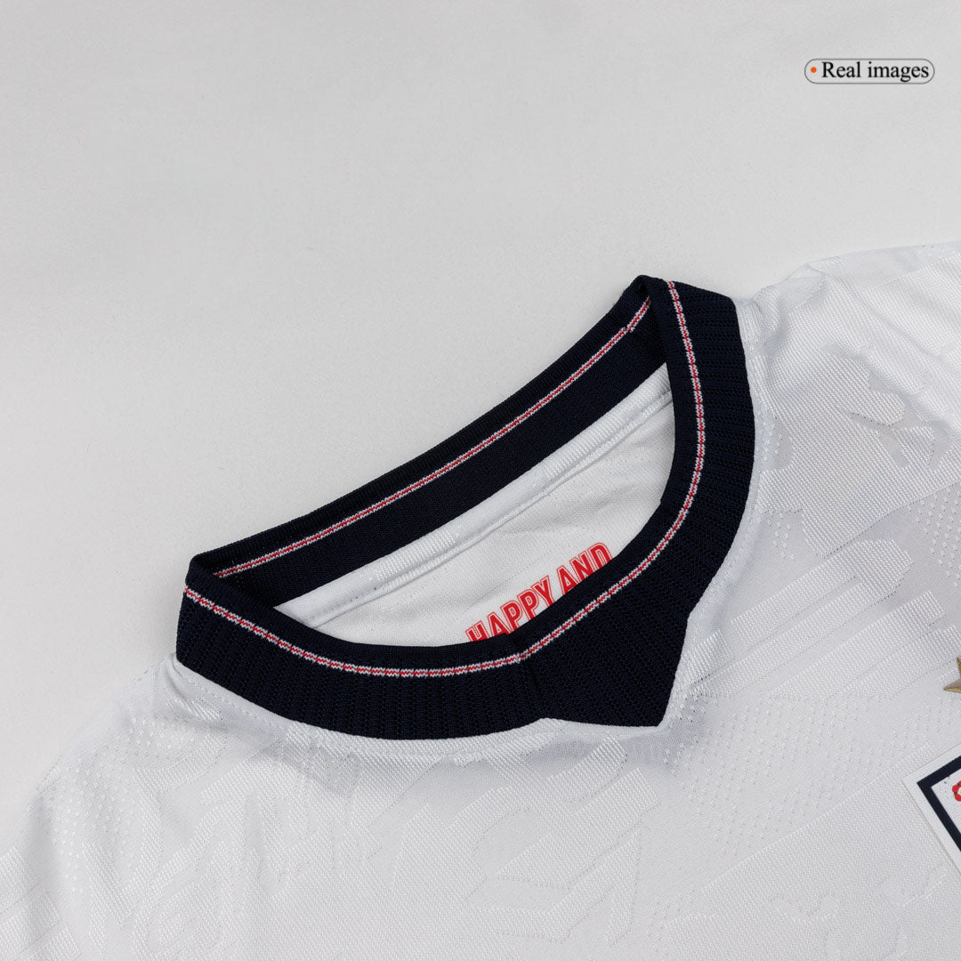 Authentic England Home Long Sleeve Soccer Jersey 2026