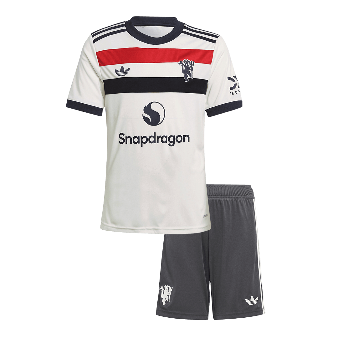 Kid's Manchester United Third Away Football Shirt Kit (Shirt+Shorts)
