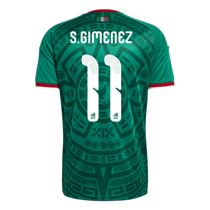 Mexico S.GIMENEZ #11 World Cup 2026 Men's Home Jersey