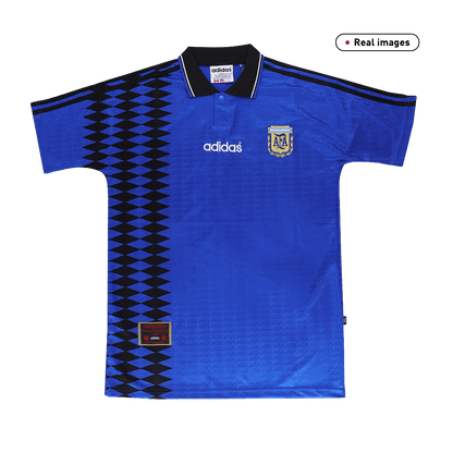 Retro #10 Argentina Away Soccer Jersey Kit(Jersey+Shorts) 1994