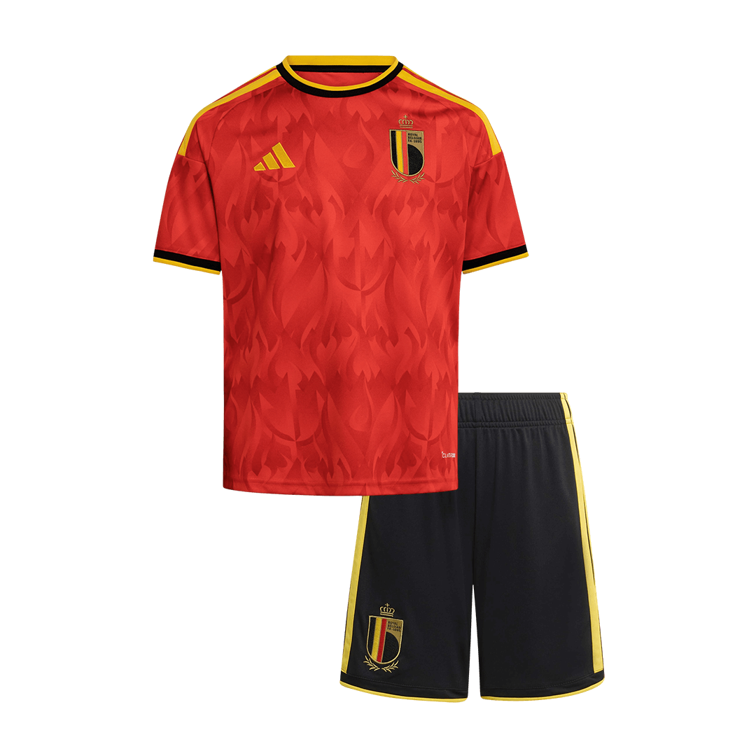 Belgium Home Kids Kit (Shirt + Shorts) World Cup 2026