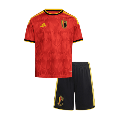 Belgium Home Kids Kit (Shirt + Shorts) World Cup 2026