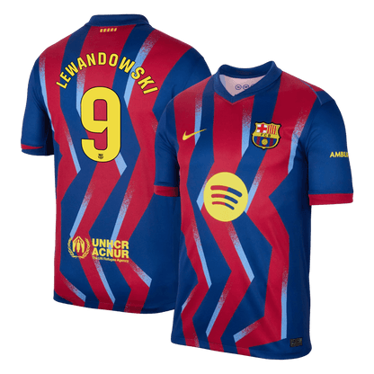 LEWANDOWSKI #9 Barcelona Fourth Away Soccer Jersey 2025/26
