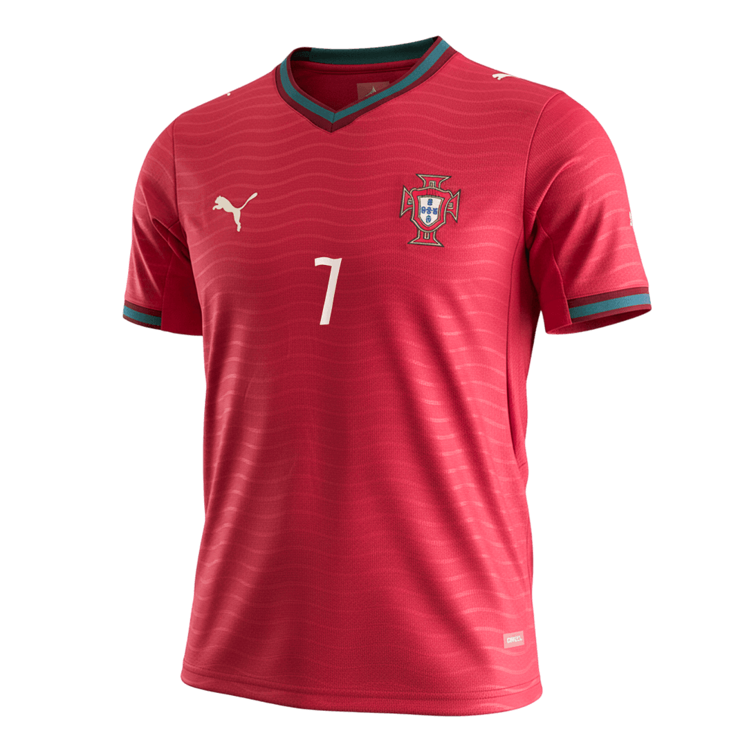 Men's Portugal RONALDO Home Jersey #7 World Cup 2026