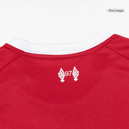 Liverpool Home Long Sleeve Soccer Jersey 25/26 Red