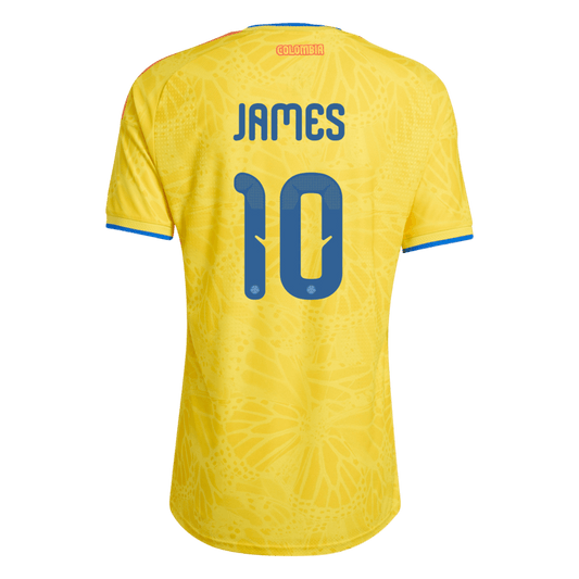 Men's Colombia JAMES #10 Home Shirt 2026 World Cup - Slim Fit