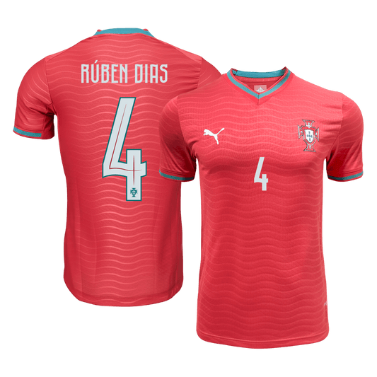 Men's Portugal RÚBEN DIAS #4 Home Shirt 2026 World Cup Version - Slim Fit